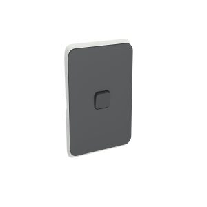 Clipsal Iconic Cover Skin 1 Gang Switch Anthracite | 3041C-AN
