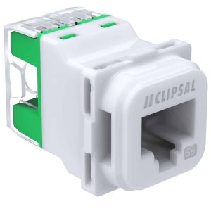 Clipsal Iconic 40 Series R45 Data Jack Cat5E | 40RJ45SMA5C-TN