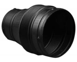 Fantech Trade Duct Reducer 125-100mm ABS Flame Retardant Plastic Black | RED125-100