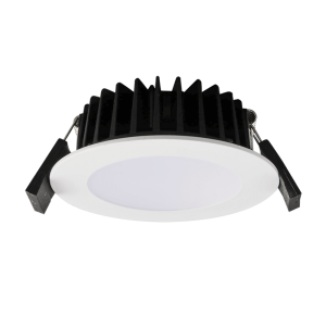 SAL ECOGEM 10W LED Downlight Tri-Col Dimmable IP44 White | S9041TC-WH