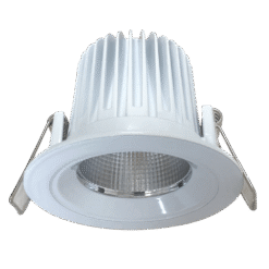 SAL ECOSTAR 9W LED Fixed Downlight Tri-Col Dimmable White| S9045TC-WH