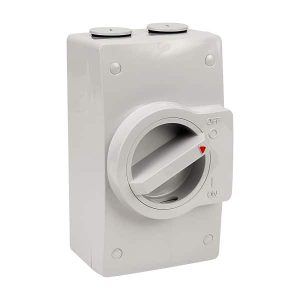 NHP N-LINE Isolator Switch Large IP66, 2 Pole 40A 250V AC | NL140L