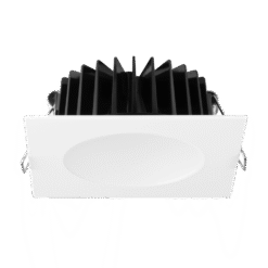 SAL ECOGEM 10W LED Downlight Square 104x104mm Tri-Col Satin Nickel | S9041-TC-S-SN