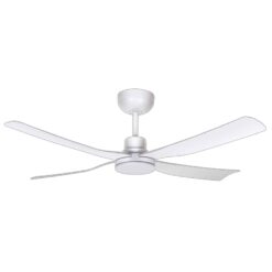 Fantech Trade Scud Ceiling Fan DC Motor 48inch (1220mm) 4 ABS Blades White | SCUDC48WH4