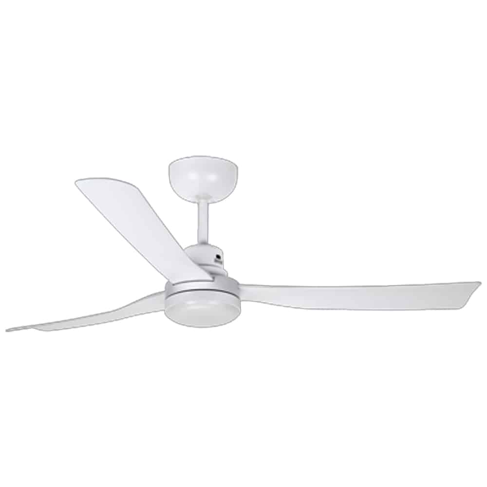 Fantech Trade Scud Ceiling Fan DC Motor 48inch (1220mm) 3 ABS Blades & LED White | SCUDC48WHLED3