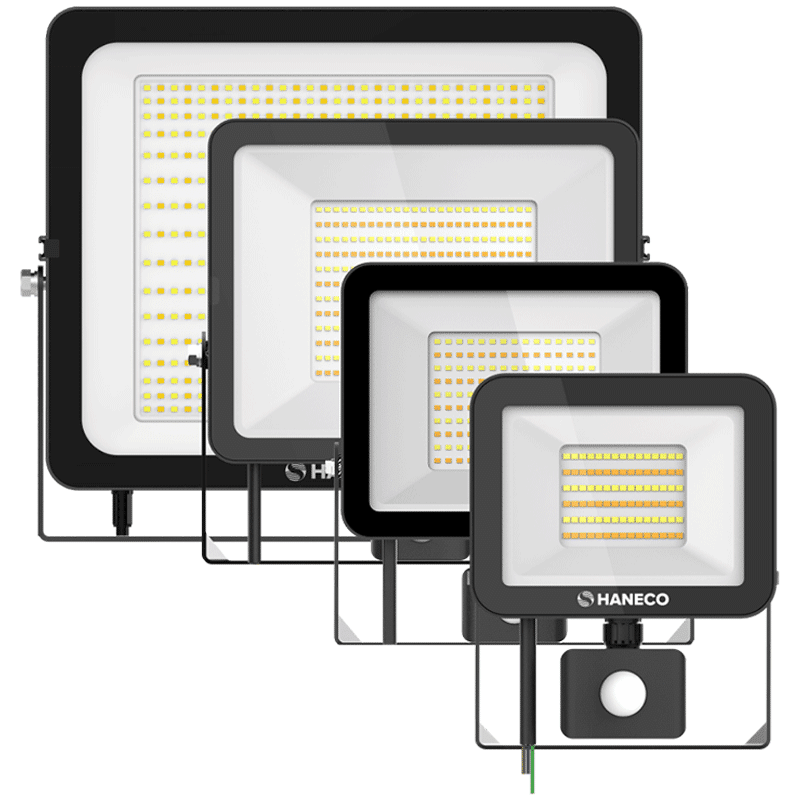 Haneco Stax G4 30/50W LED Floodlight Black Tri-Col | STAX50WG4