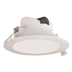 SAL WAVE 12W LED Downlight Tri-Col Dimmable IP44 White | S9066TC-WH