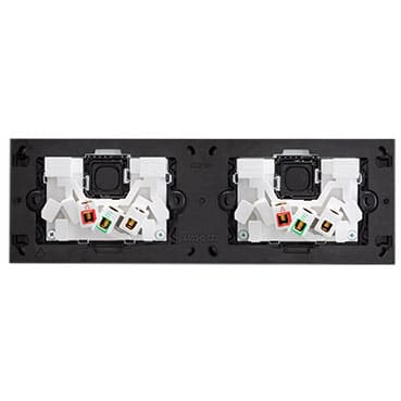 Clipsal Saturn Zen Quad 4 Gang GPO Power Point Horizontal 10A Zen White | Z4025H2-ZW - Image 2