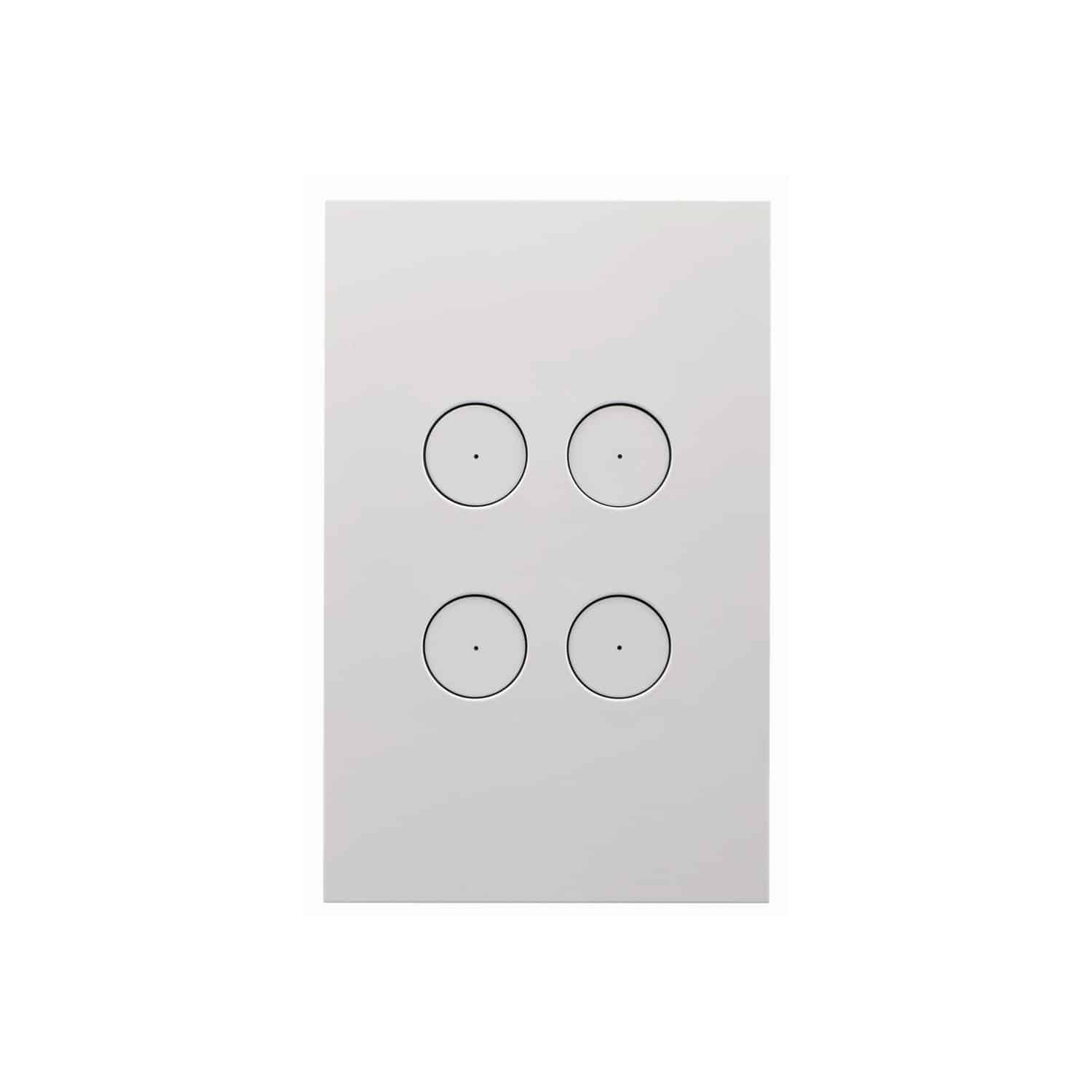 Clipsal Saturn Zen Grid and Plate Less Mechanism 4 Gang Zen Black | Z4064VH-ZB