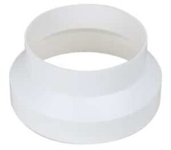 Fantech Trade Round Reducer Ø125mm to Ø100mm White | FPD-RED125/100