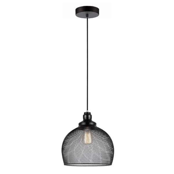 CLA PENDANT ES Blk Mesh LGE WINE GLASS OD280mm | CHEVEUX4