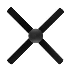 Alternative view of Fanco Eco Silent Deluxe DC Ceiling Fan with Remote & Wall Control - Black 52" | KF1210/202B