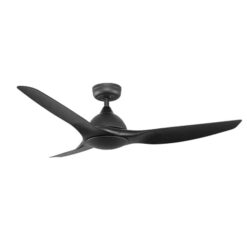 Fanco Horizon DC Ceiling Fan with Remote & Wall Control - Black 52" | KF3010/202C
