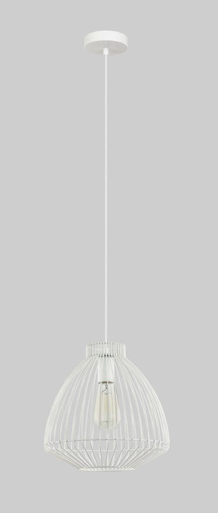 CLA PENDANT ES OD300mm H285mm WH Cone (Concave) Wire Cage | MANU2