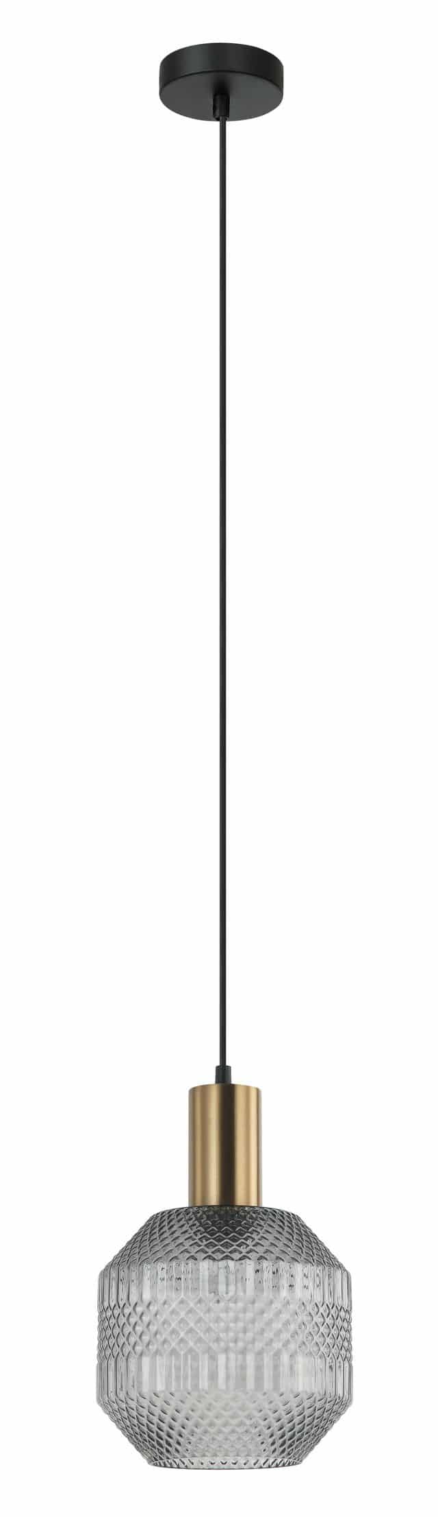 CLA PENDANT ES Smoke Glass Jar OD200mm | MARACA1
