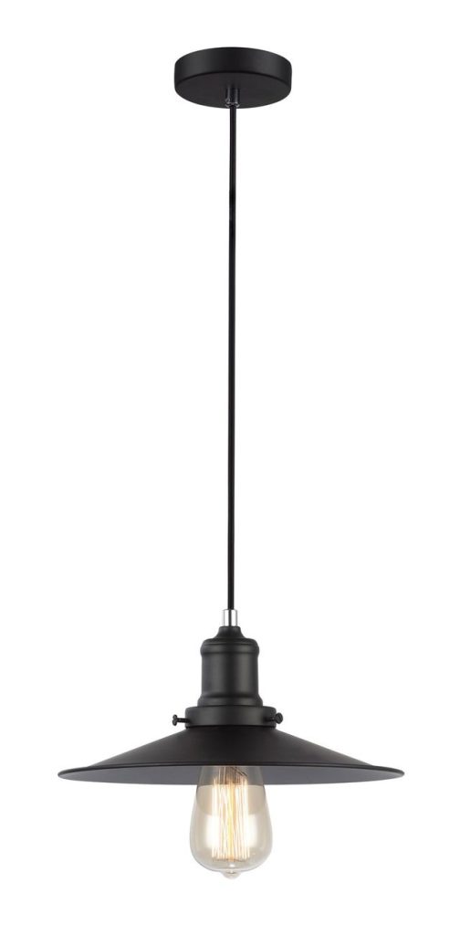 CLA PENDANT ES Blk SML COOLIE HAT OD260mm | PIATTO2