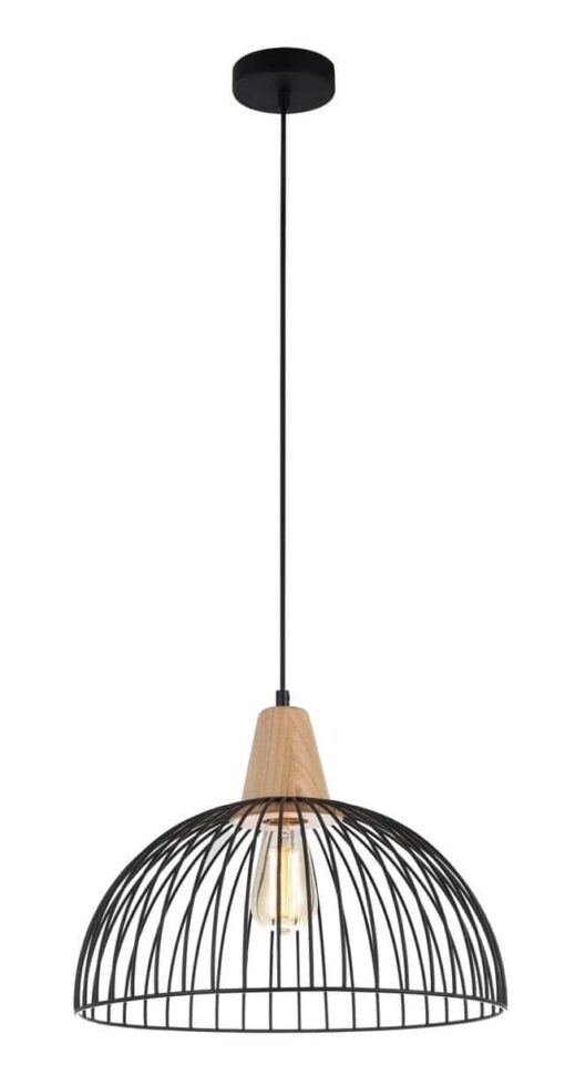 CLA PENDANT ES Blk SML WIRE DOME OD400mm | STRAND1