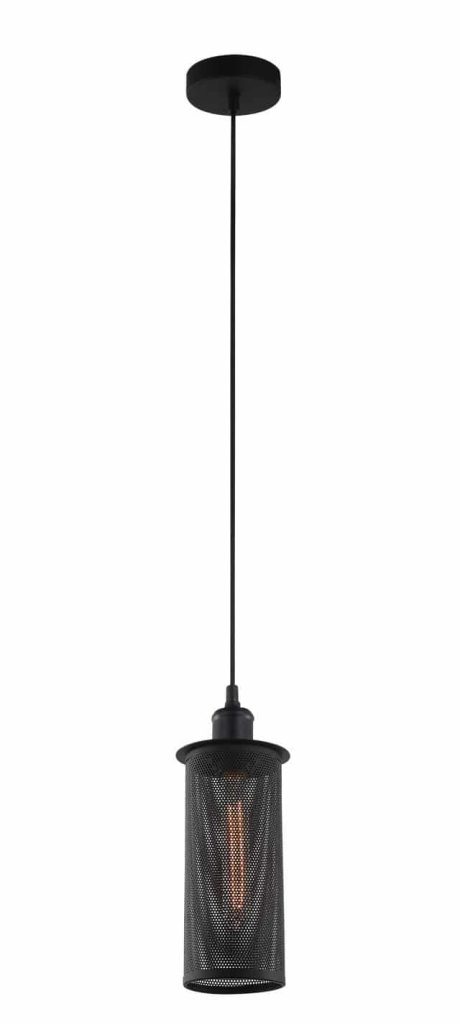 CLA PENDANT ES Blk Mesh OBLONG OD120mm | VENETO1BK