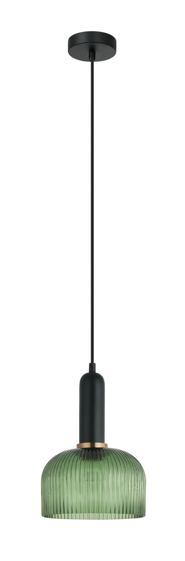 CLA PENDANT ES Green Glass Dome OD200mm | VINTAJ14