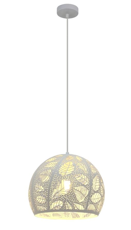 CLA PENDANT ES WH Embossed DOME OD300mm w/Wh | BOTANICA01