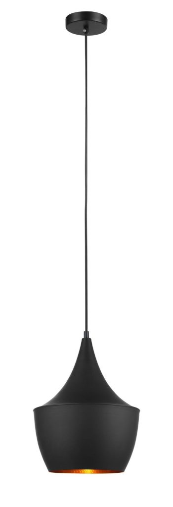 CLA PENDANT ES Blk ANGLED BELL OD250mm | CAVIAR5