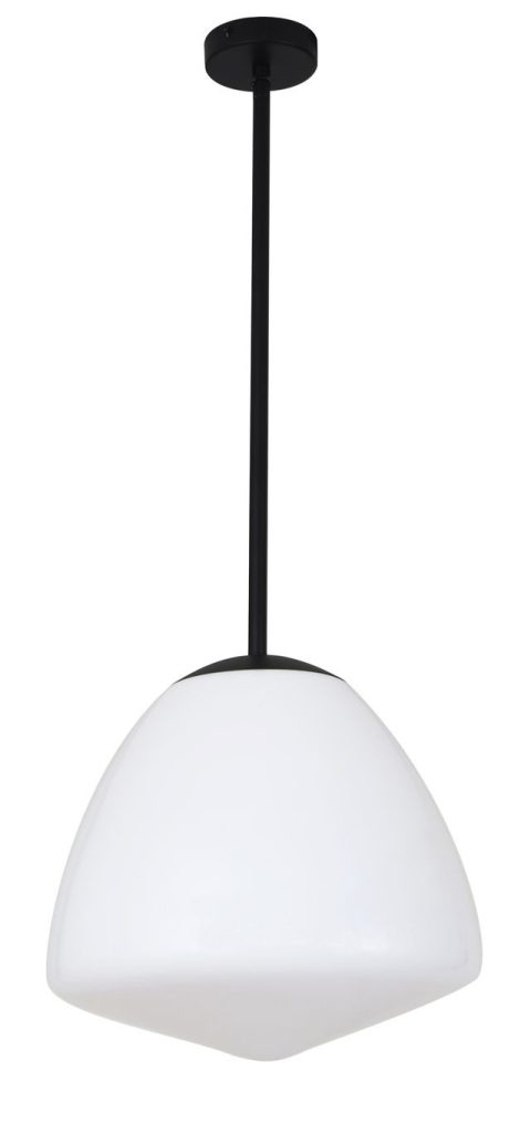 CLA PENDANT ES Matt Black / Frosted (Matt) Tipped Dome Glass OD350mm | CIOTOLA5