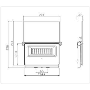 Vibe 20W LED Solar Floodlight | VBLFLS20W46K - Image 3