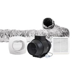 Soler & Palau  In-Line Fan Kit 150mm c/w Fan, 6m Duct, Grilles | RILK150HP